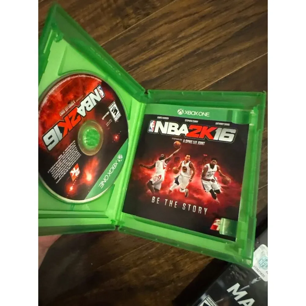 Microsoft Xbox One Video Games Lot of 3 Madden 16 NBA 2k16 Madden 18